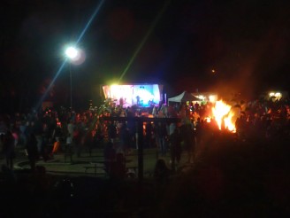 New Years Fireworks, Te Anau, New Zealand