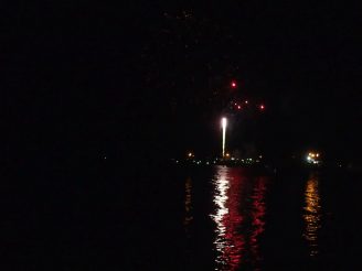 New Years Fireworks, Te Anau, New Zealand