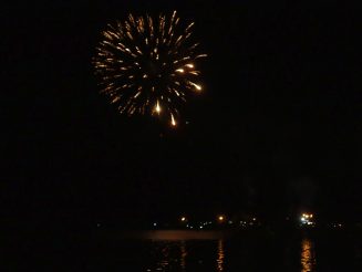 New Years Fireworks, Te Anau, New Zealand
