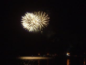 New Years Fireworks, Te Anau, New Zealand