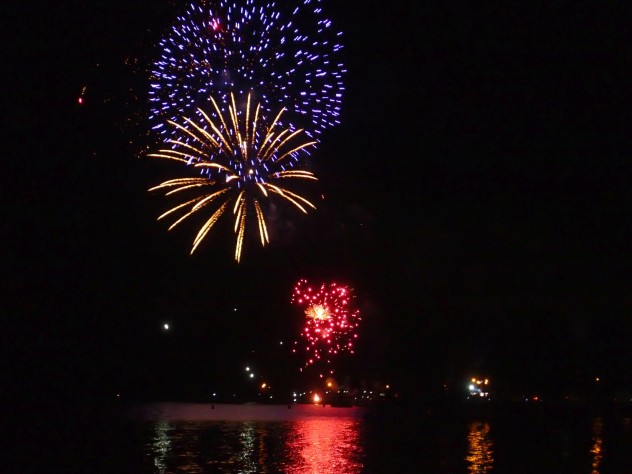 New Years Fireworks, Te Anau, New Zealand